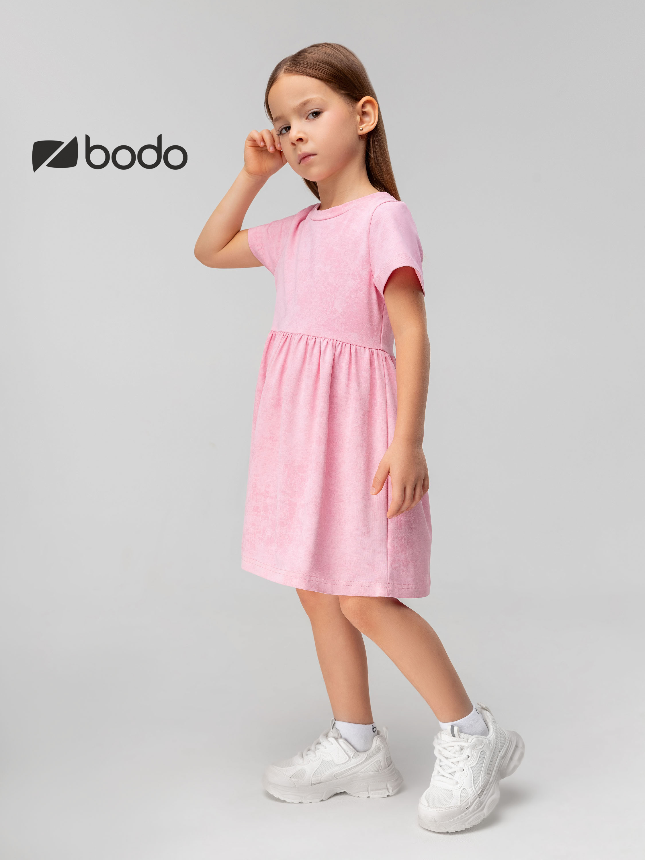 Платье Bodo 18-188MD_розовый - фото 5