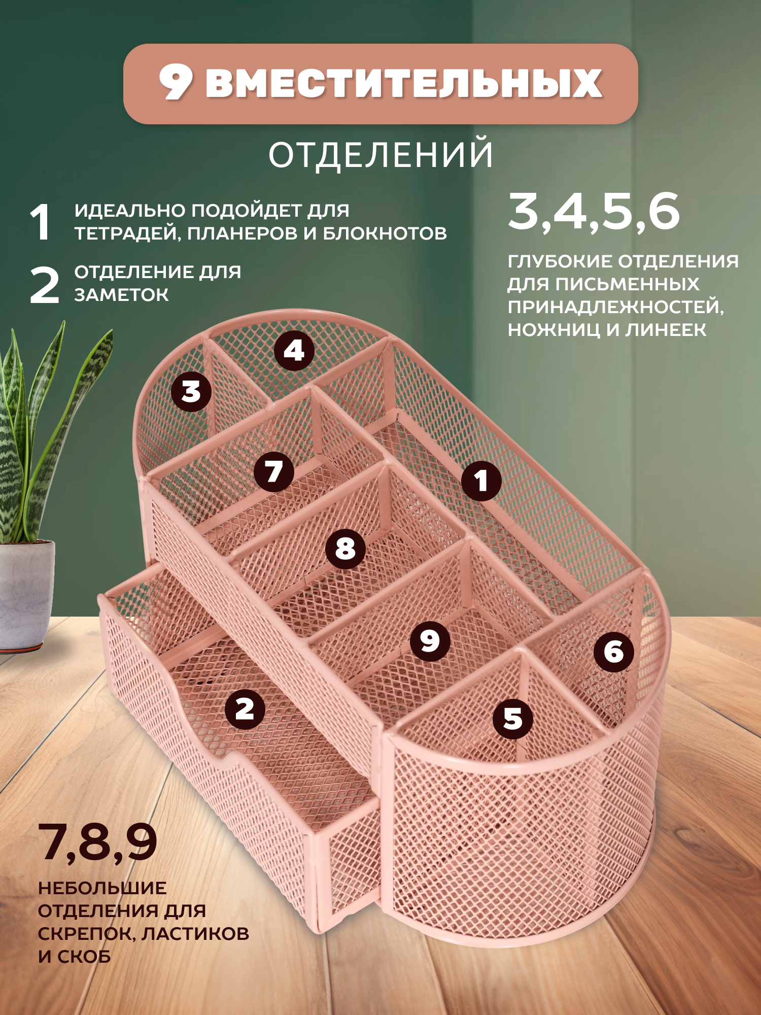 Органайзер настольный INFORMAT - фото 3