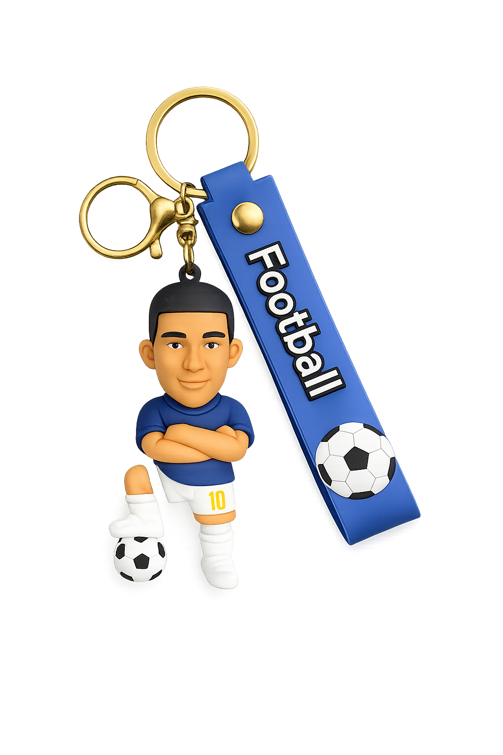 Изображение товара Брелок Мастер Футболист с изображением футбольной звезды