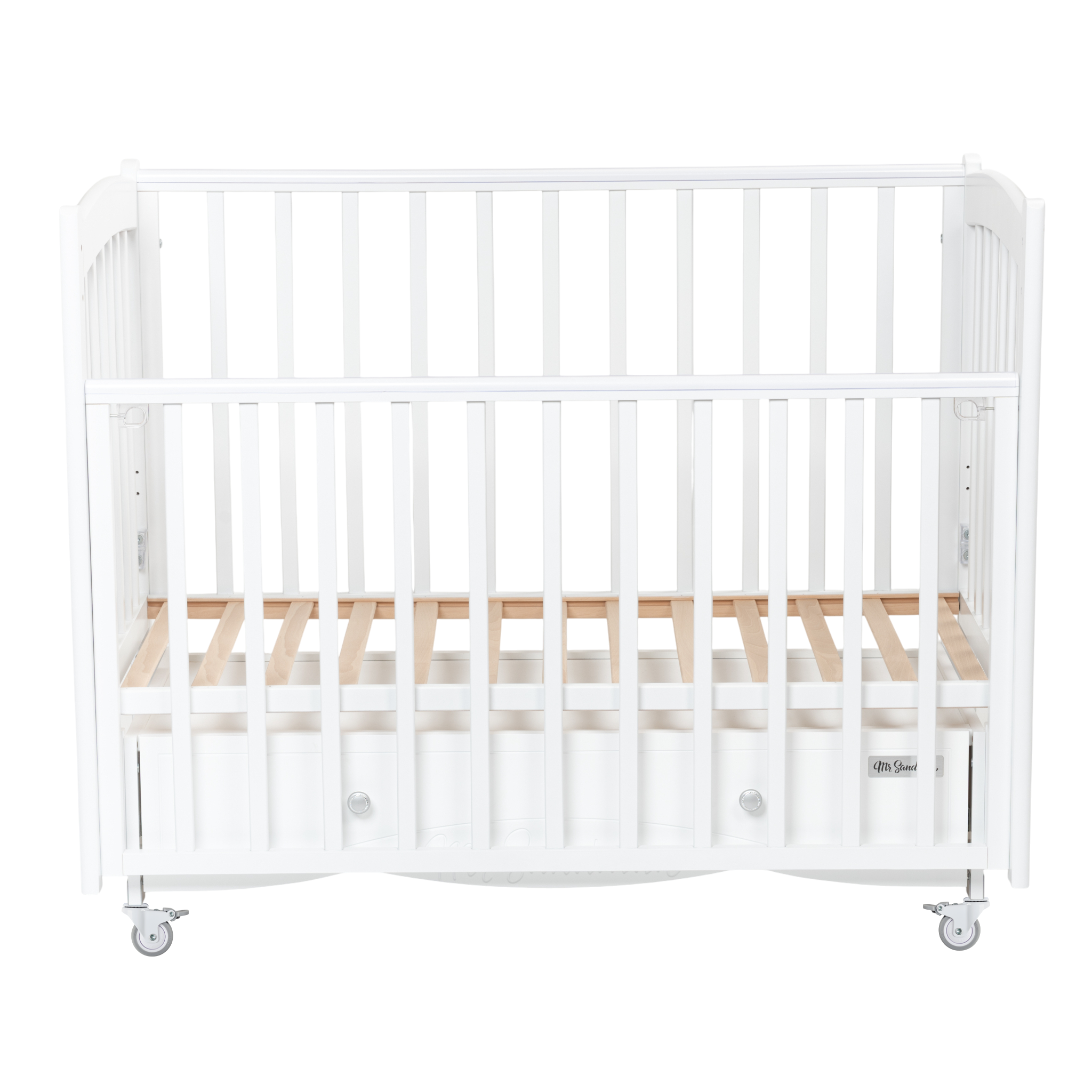 Детская кроватка Mr Sandman, универсальный маятник (белый) - фото 11