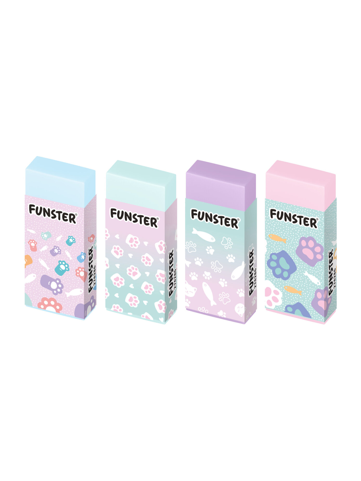 Ластик Funster 4 шт. - фото 3