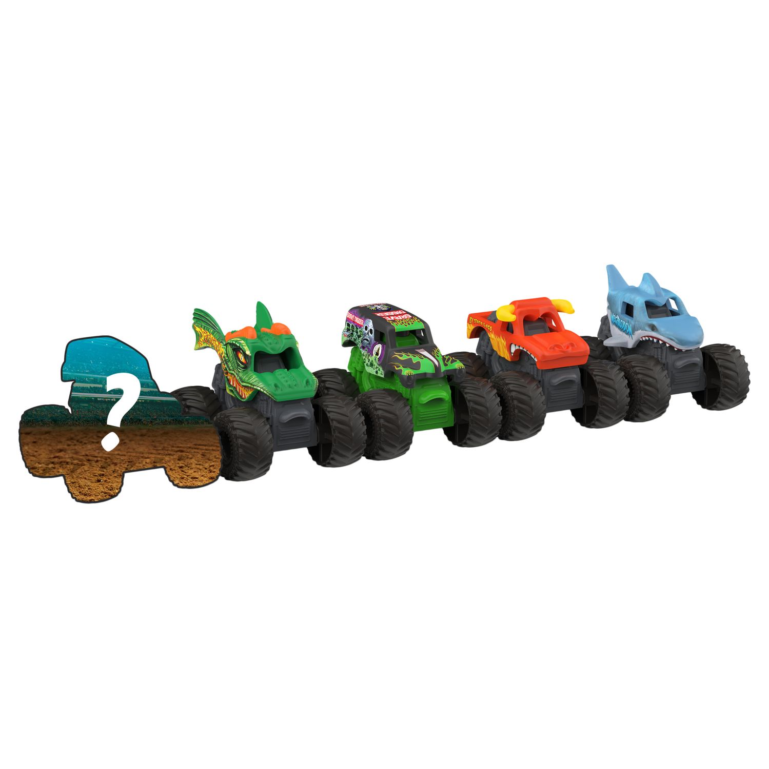 Игровой набор Monster Jam мини-машинки 5шт 6061232 - фото 3