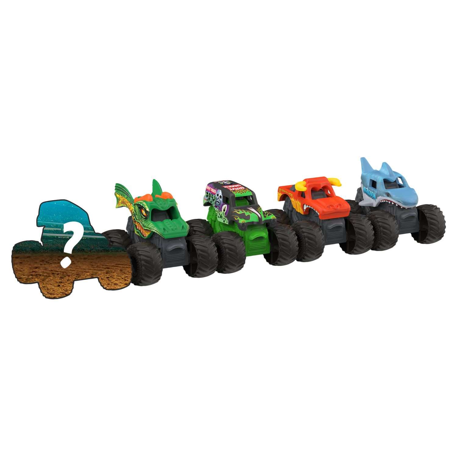 Игровой набор Monster Jam мини-машинки 5шт 6061232 - фото 3