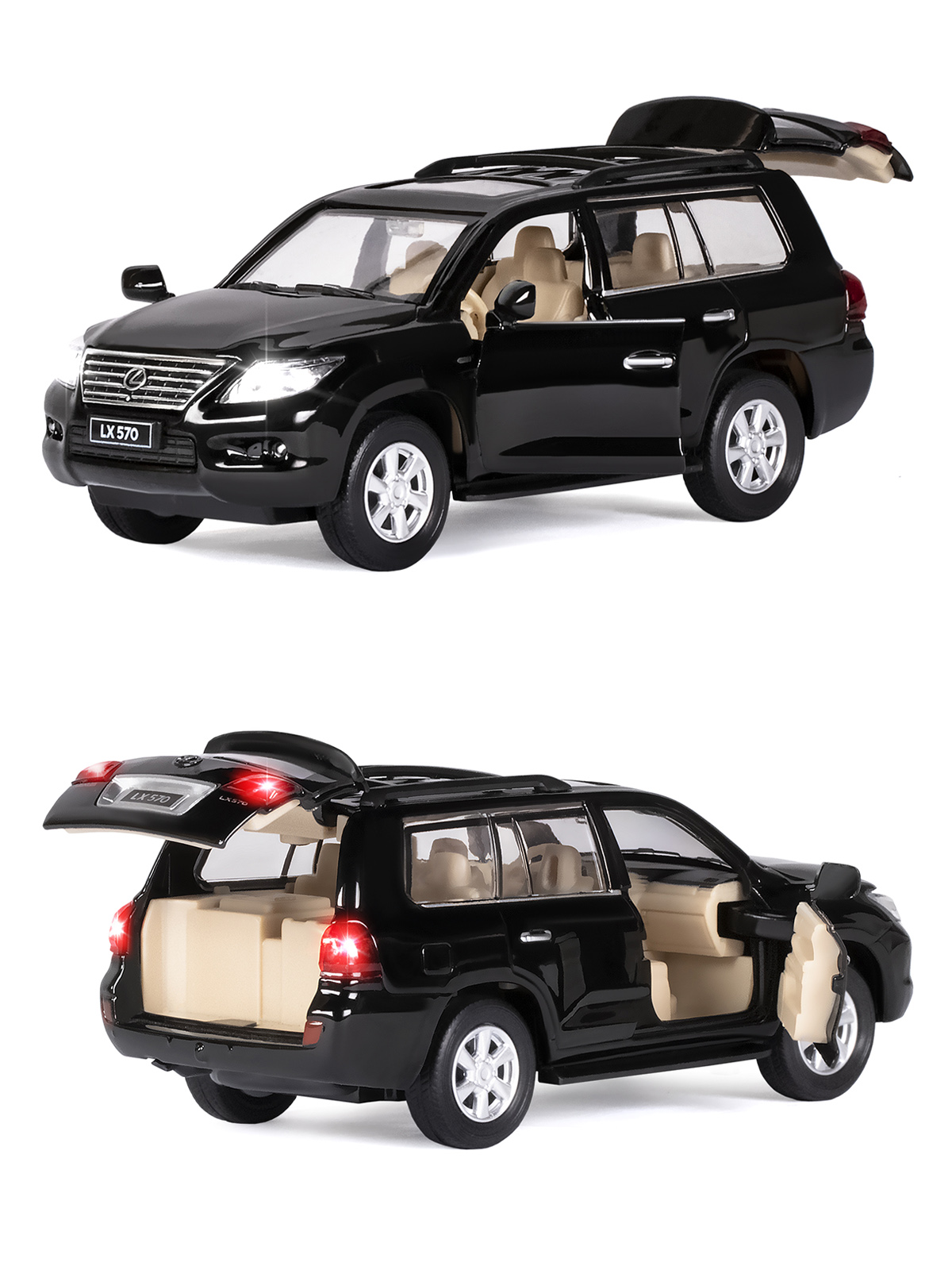 Внедорожник АВТОпанорама Lexus LX570 1:32 JB1251142 - фото 7