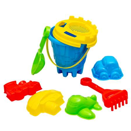Песочный набор Тишин папа Ведёрко с аксессуарами
