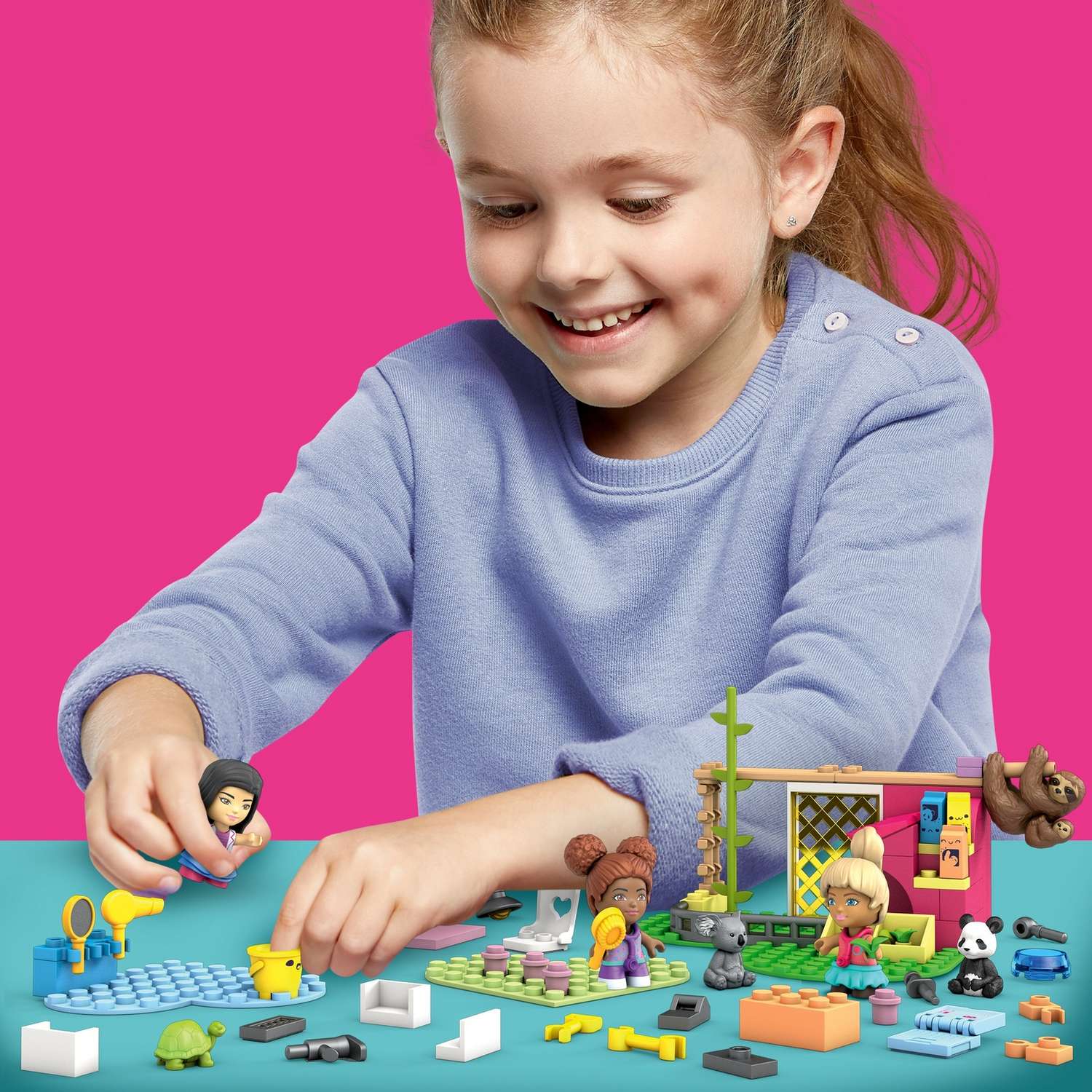 Конструктор Mega Construx Barbie Салон для животных 97 дет. - фото 5