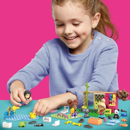 Конструктор Mega Construx Barbie Салон для животных блочный