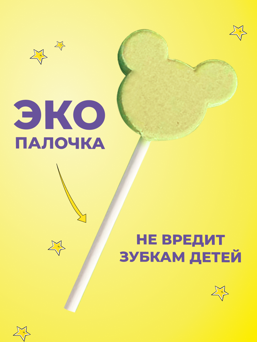 Чупа-чупсы PARU банан 15 шт - фото 4