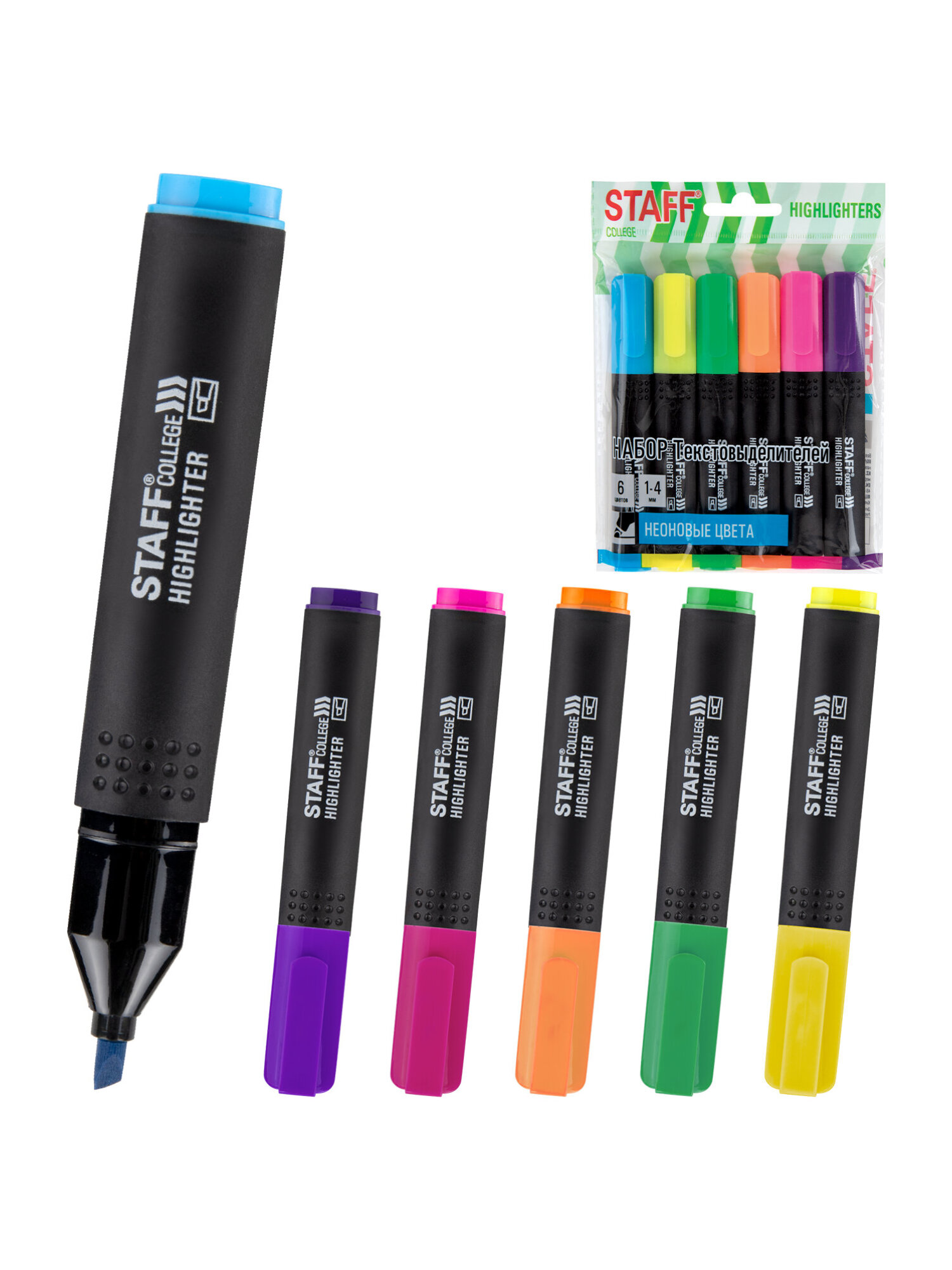 Текстовыделители Staff 6 шт. - фото 5