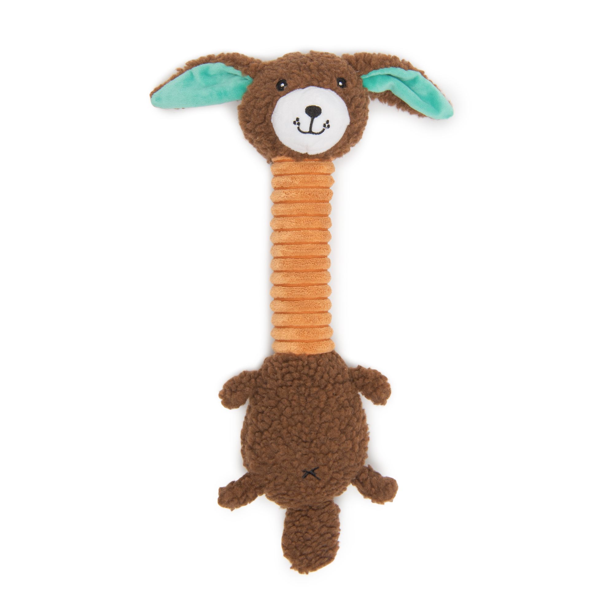 Игрушка для собак Barbaks Заяц-длинношей хрустит шуршит гудит 43см - фото 1