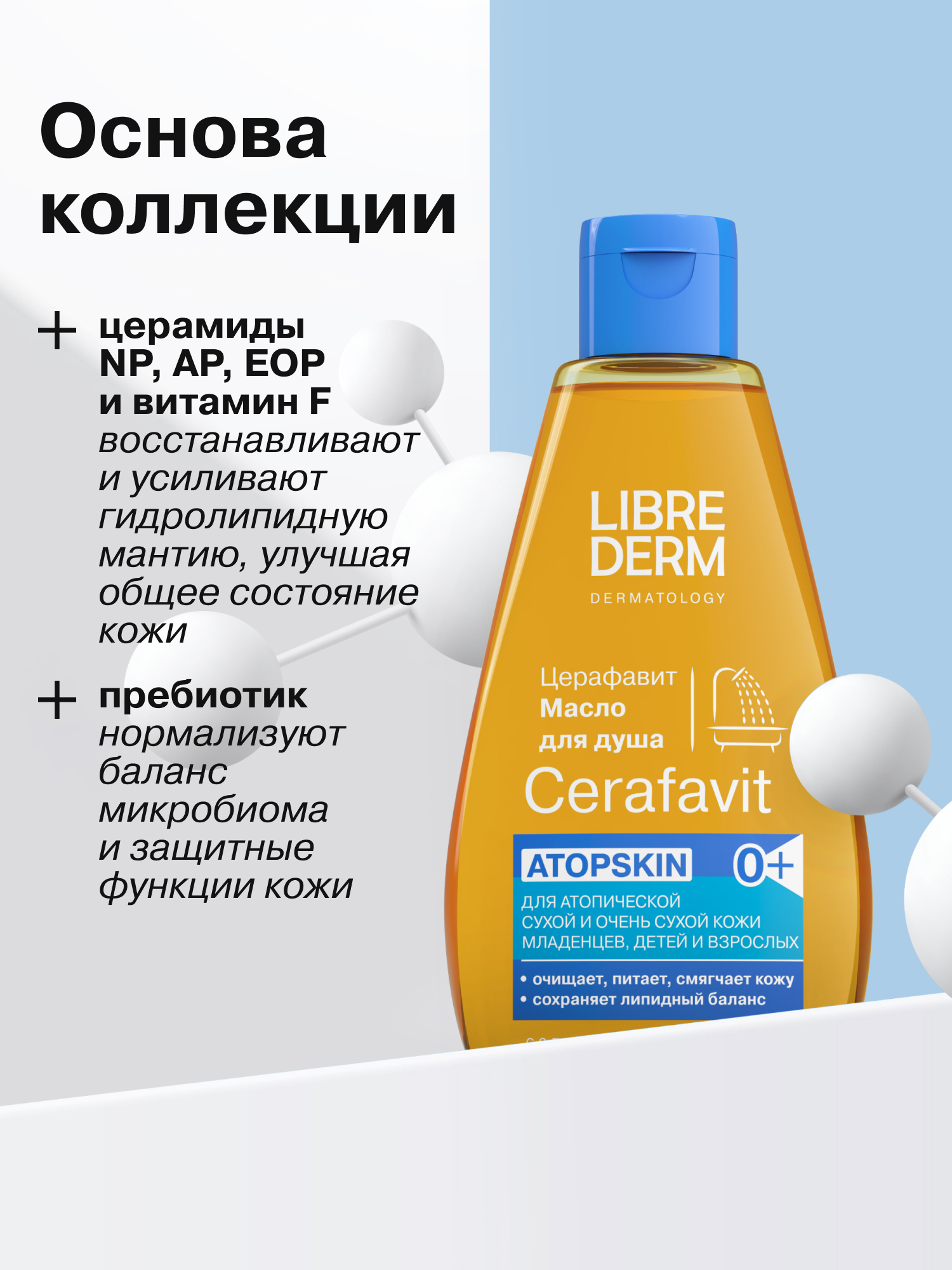 Набор средств Librederm CERAFAVIT 412 мл 3 шт. - фото 5