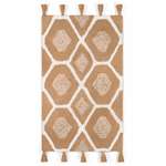 Коврик Arya Home Collection для ванной с кисточками Lee 60х100 противоскользящий