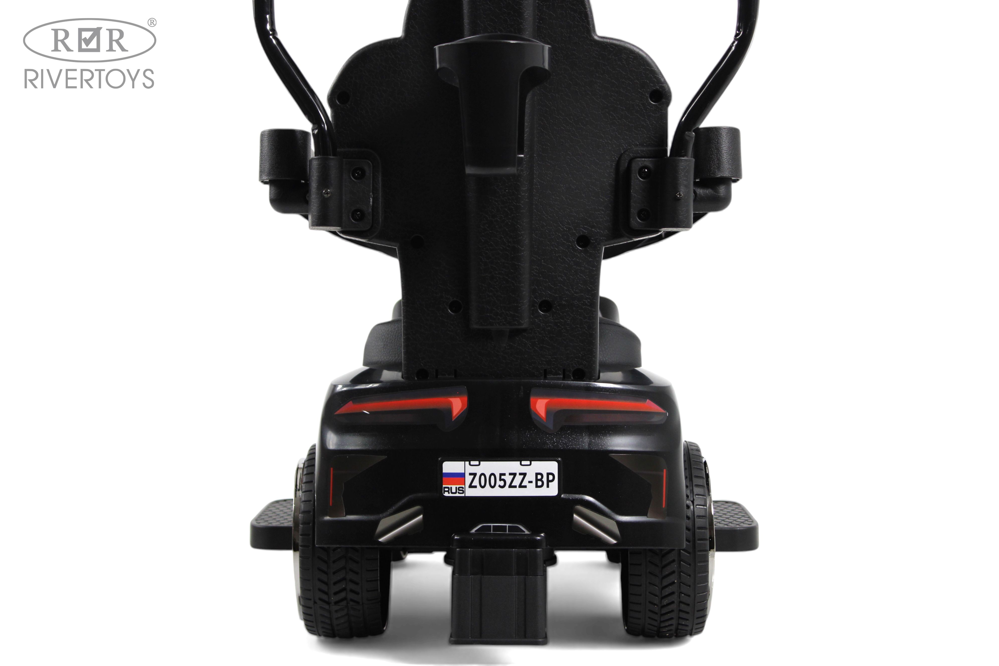 Каталка RIVERTOYS Z005ZZ-BP-BLACK черный - фото 12