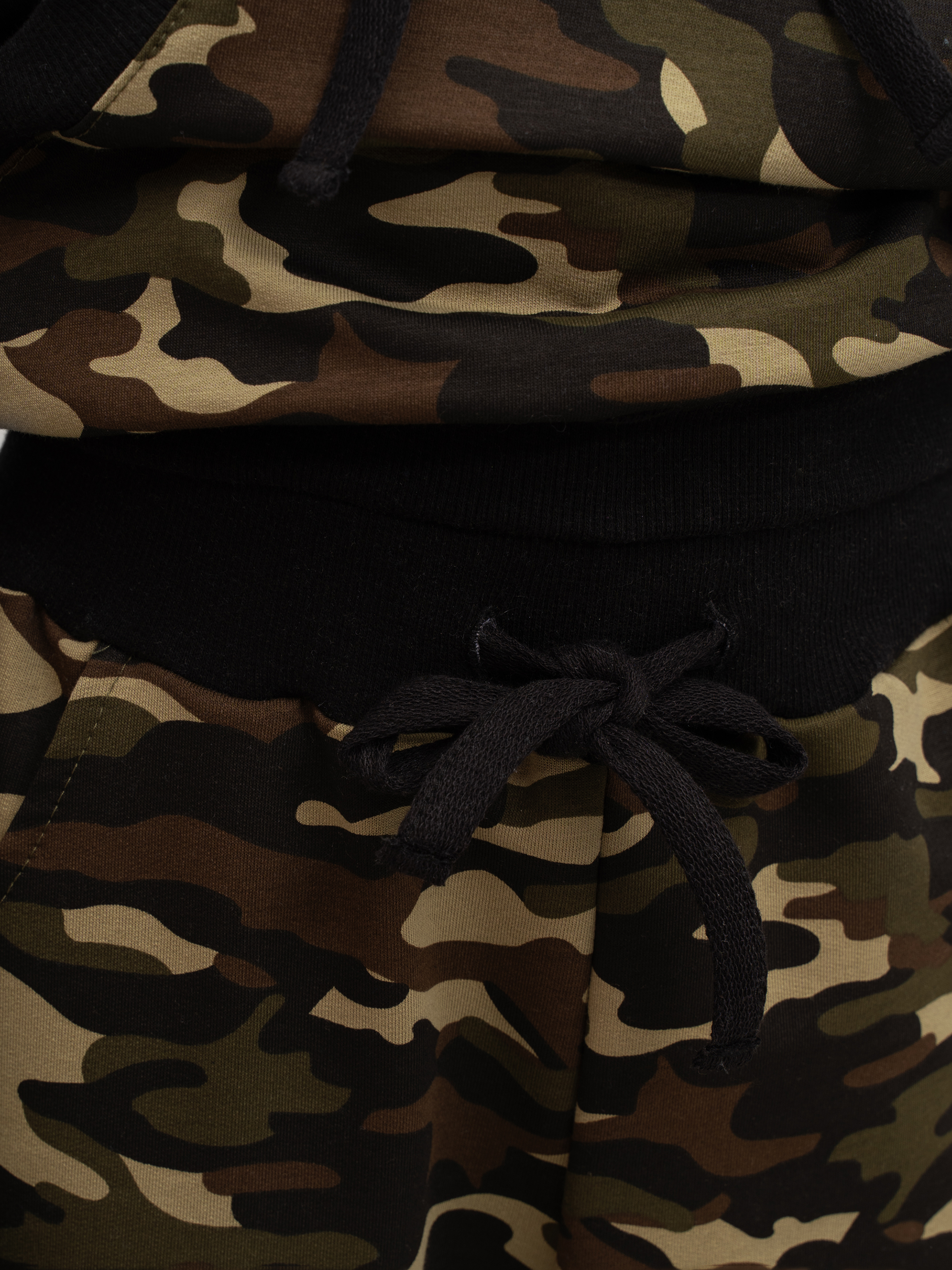 Худи и брюки Утенок 747 хаки черный дино - фото 11