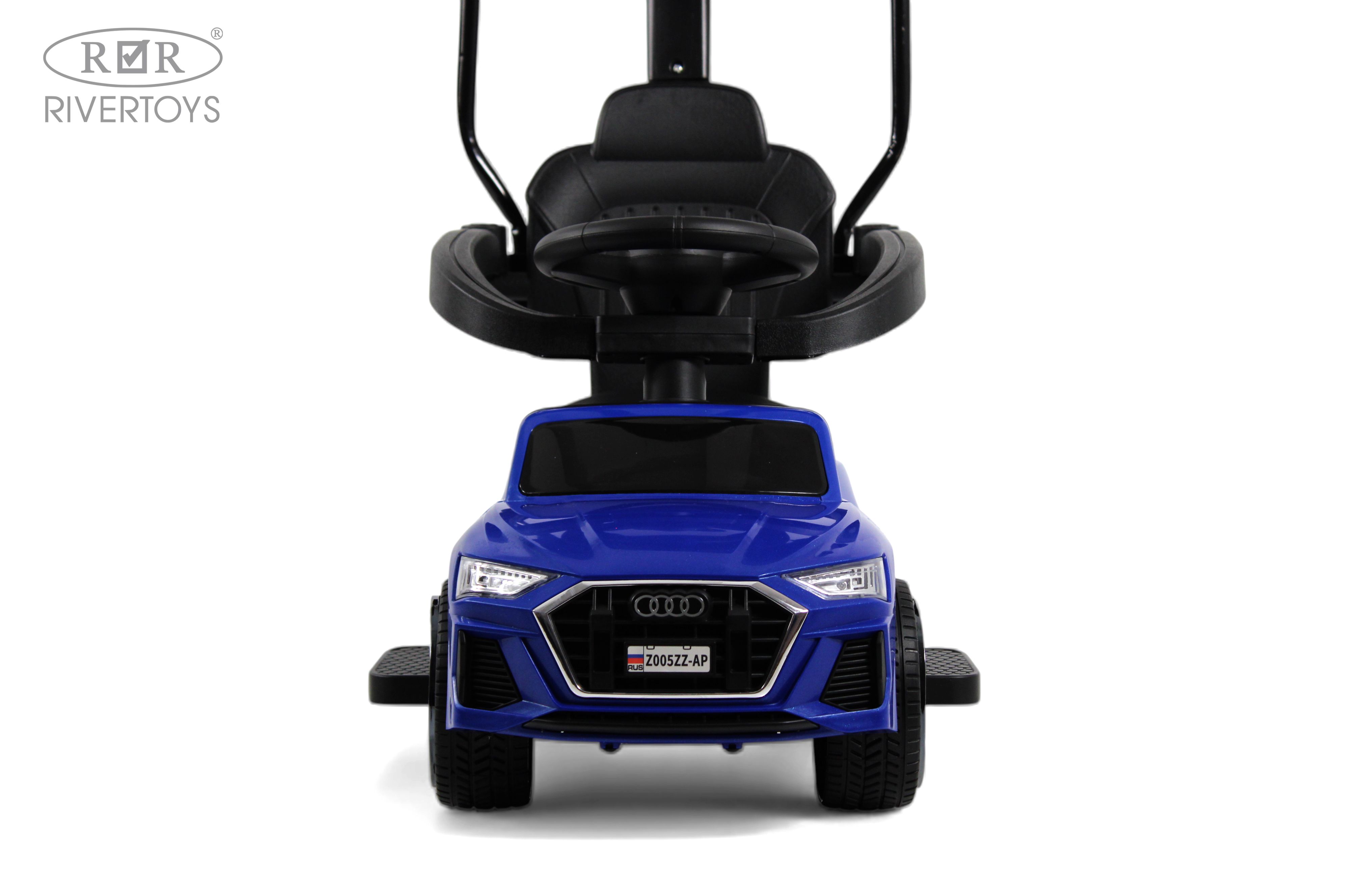 Каталка RIVERTOYS Z005ZZ-AP-BLUE синий - фото 2