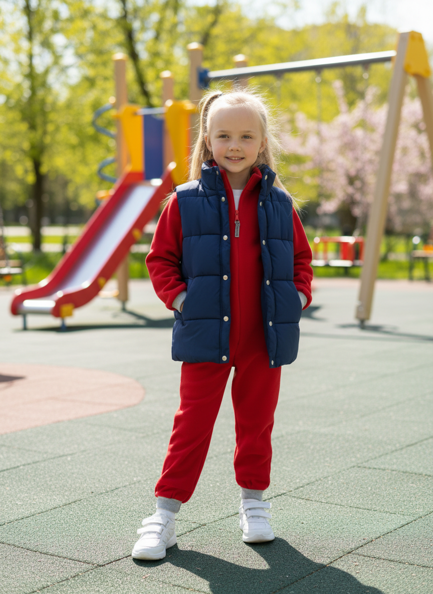 Комбинезон Утенок 279г(ш)) красный - фото 3