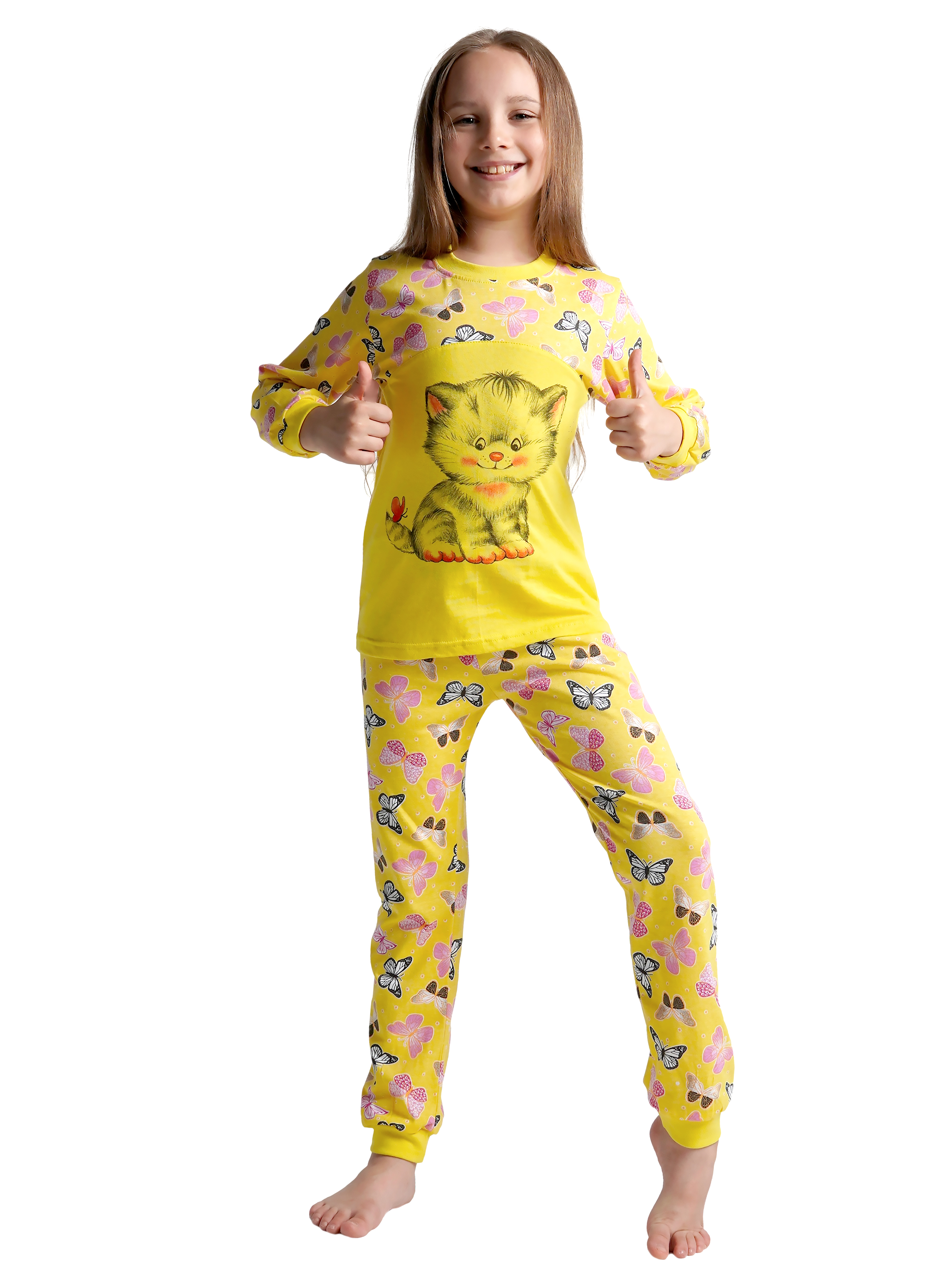 Пижама ДО-Детская Одежда 0025К/желтый - фото 1