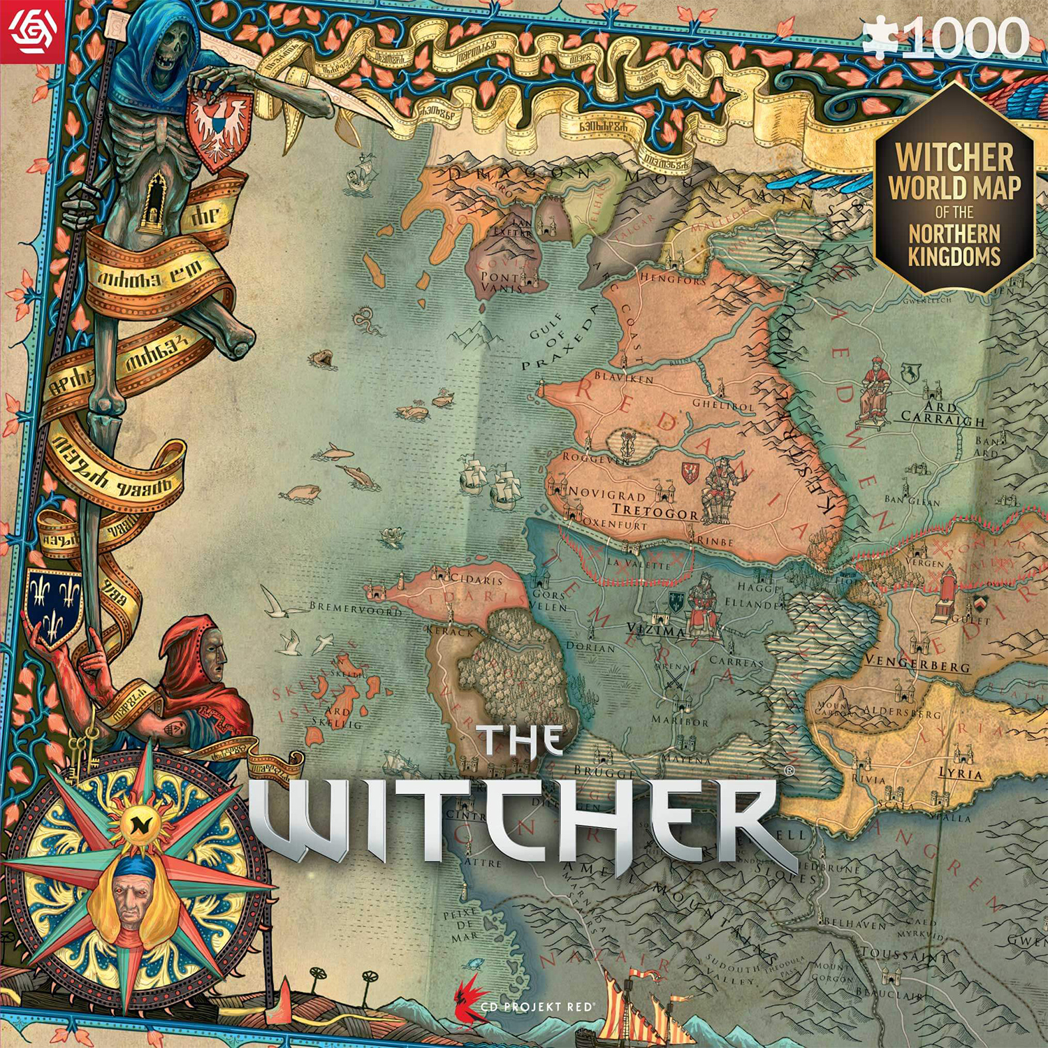 Пазл Good Loot The Witcher 3 The Kingdoms классический - фото 11