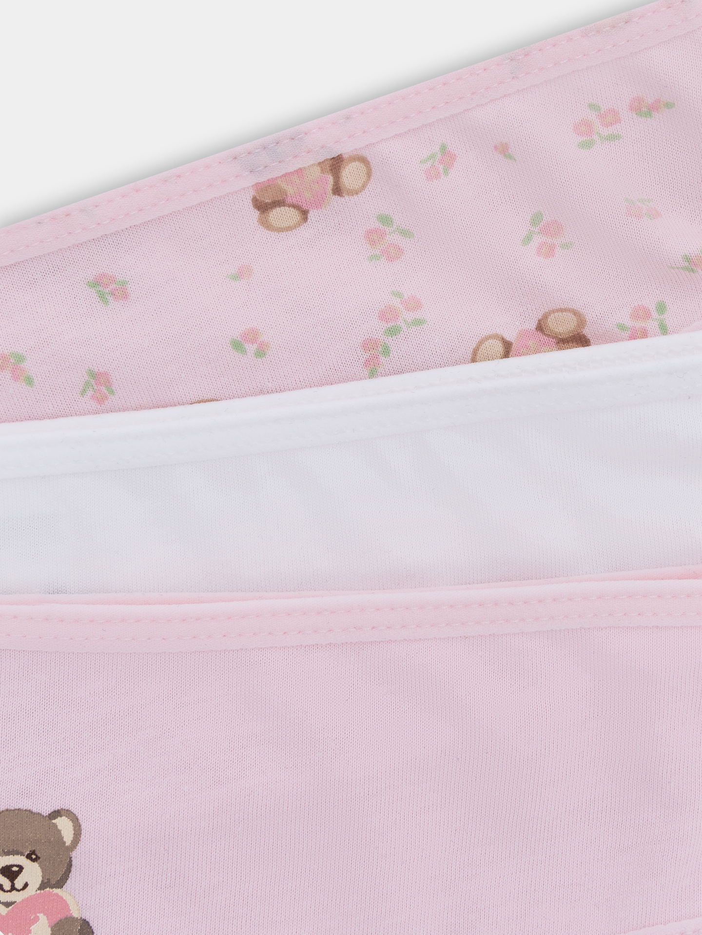 Трусы 3 шт Mark Formelle (Марк Формэль) 417748-3/мишки с цветами на розовом - фото 3