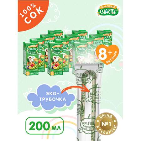 Нектар Маленькое счастье Мультифрукт 200мл х 9 шт.