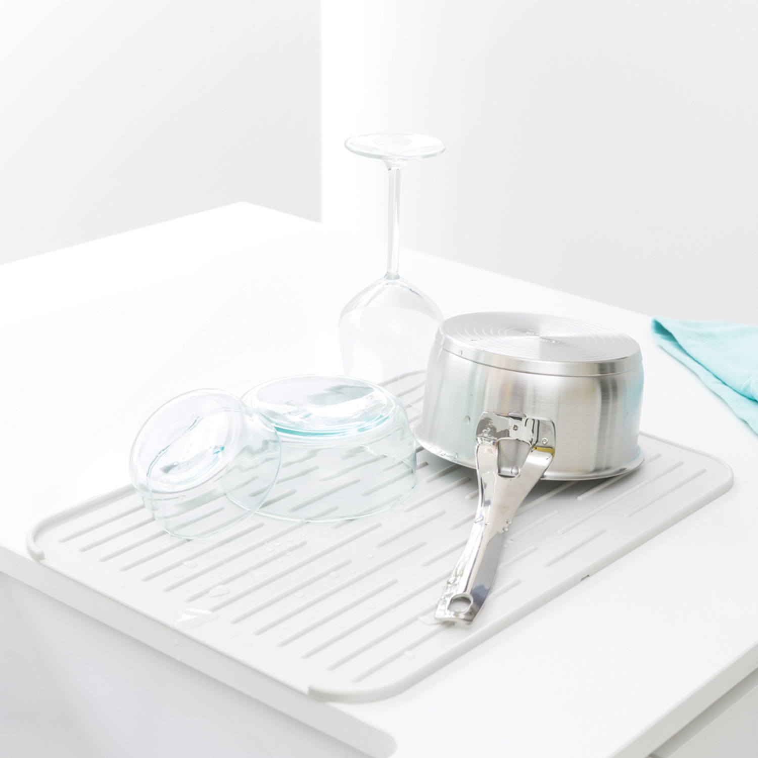 Коврик для сушки посуды Brabantia Sink Side силиконовый - фото 2