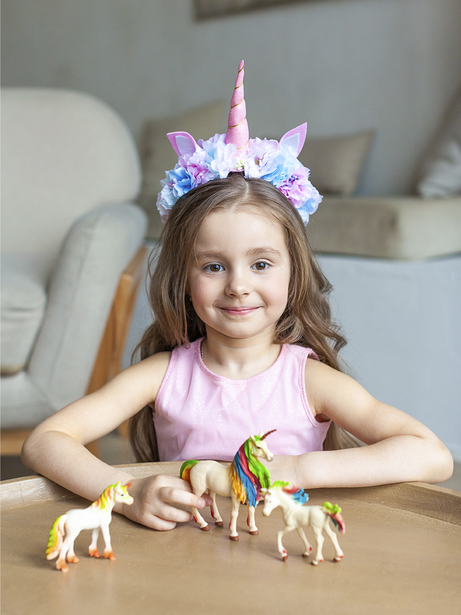 Фигурка Masai Mara Белый единорог с золотой - фото 7