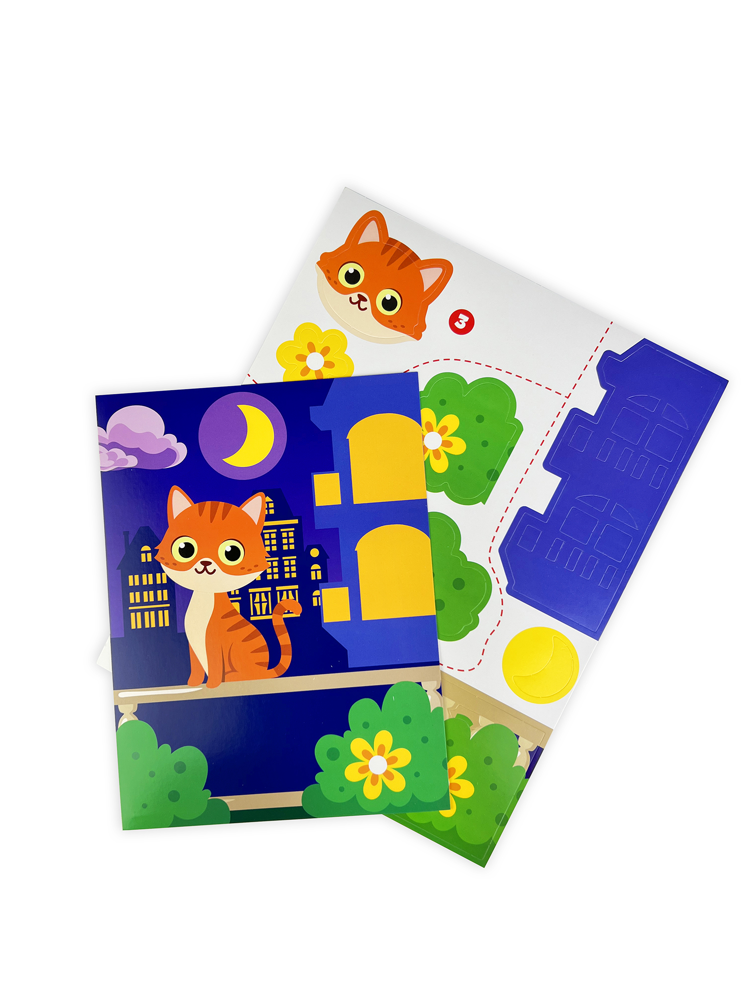 Набор для творчества Дрофа-Медиа аппликация Котёнок Домик Фламинго - фото 13