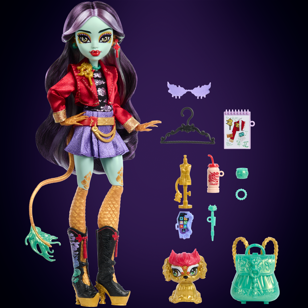 Кукла модельная Monster High Jinafire Long HYV58 HYV58 - фото 8