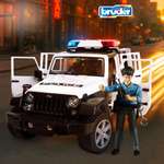 Полицейская машина Bruder Jeep с фигуркой 1:16