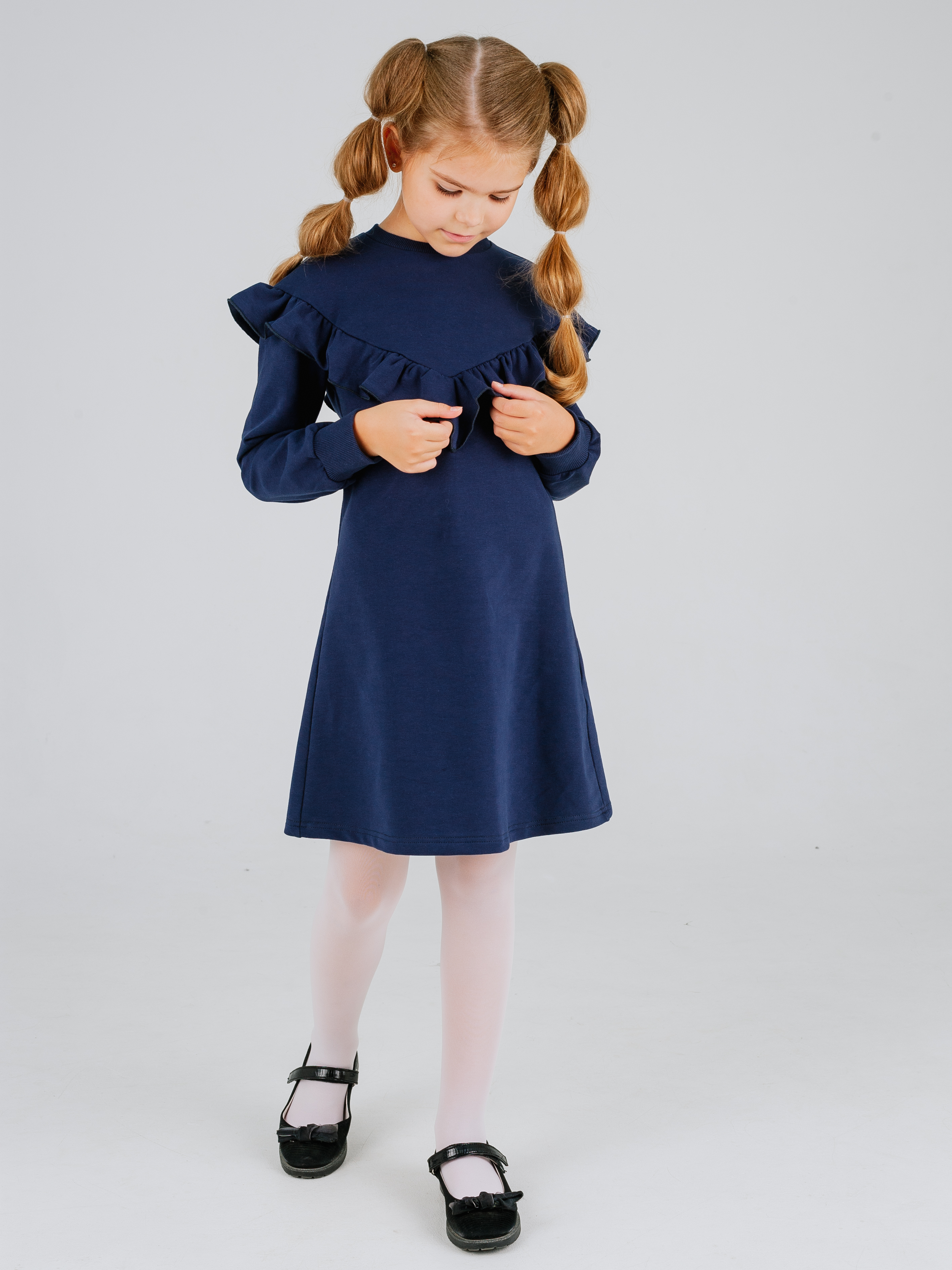 Платье MiloTa ПФ03/темно-синий - фото 6