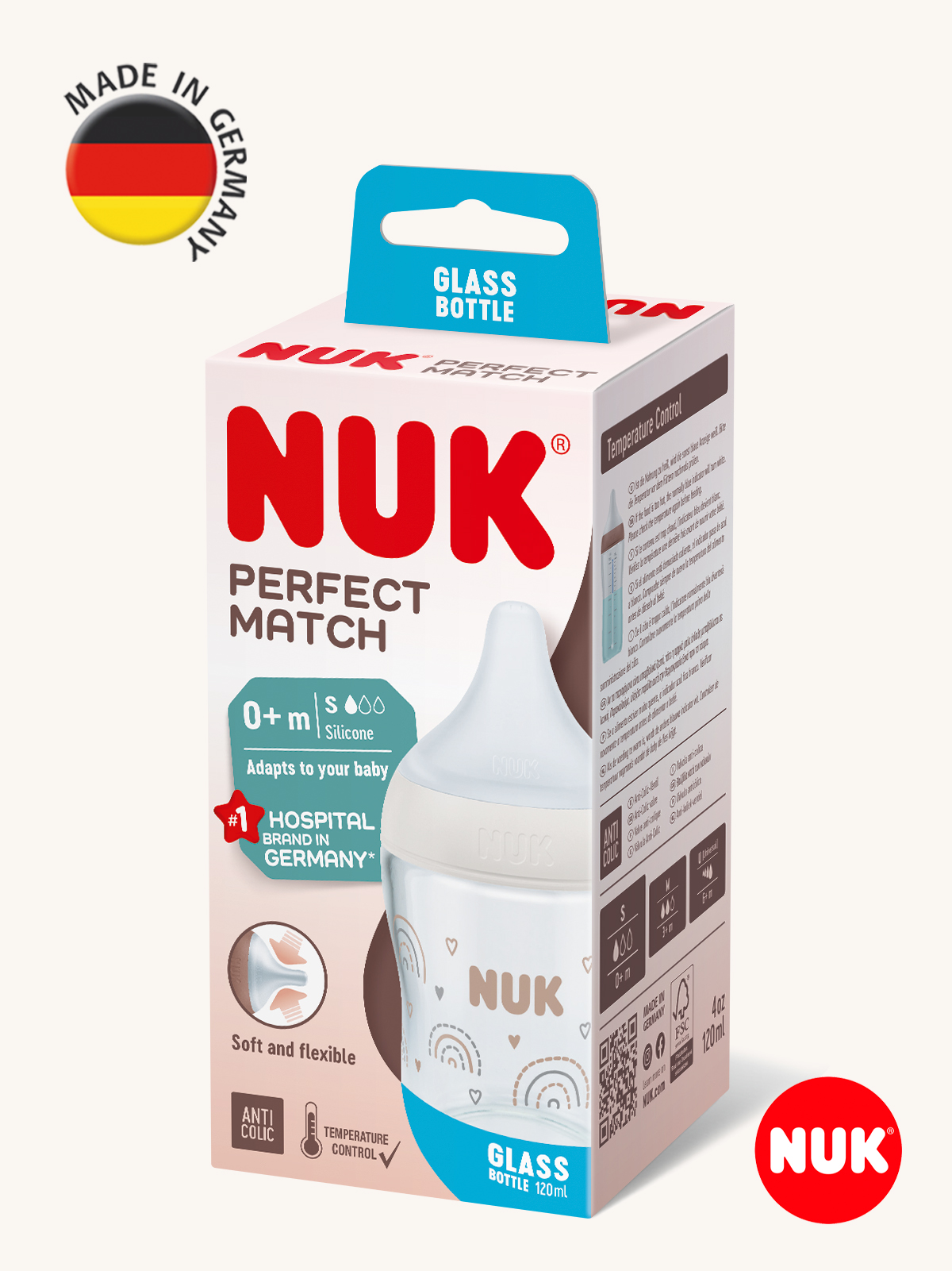 Бутылочка Nuk 120 мл 1 шт. - фото 2