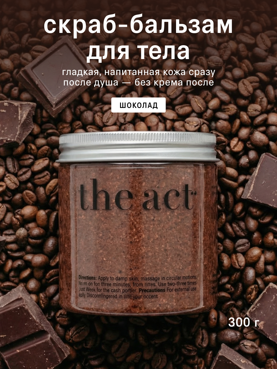 Скраб The Act для тела 300 мл - фото 1
