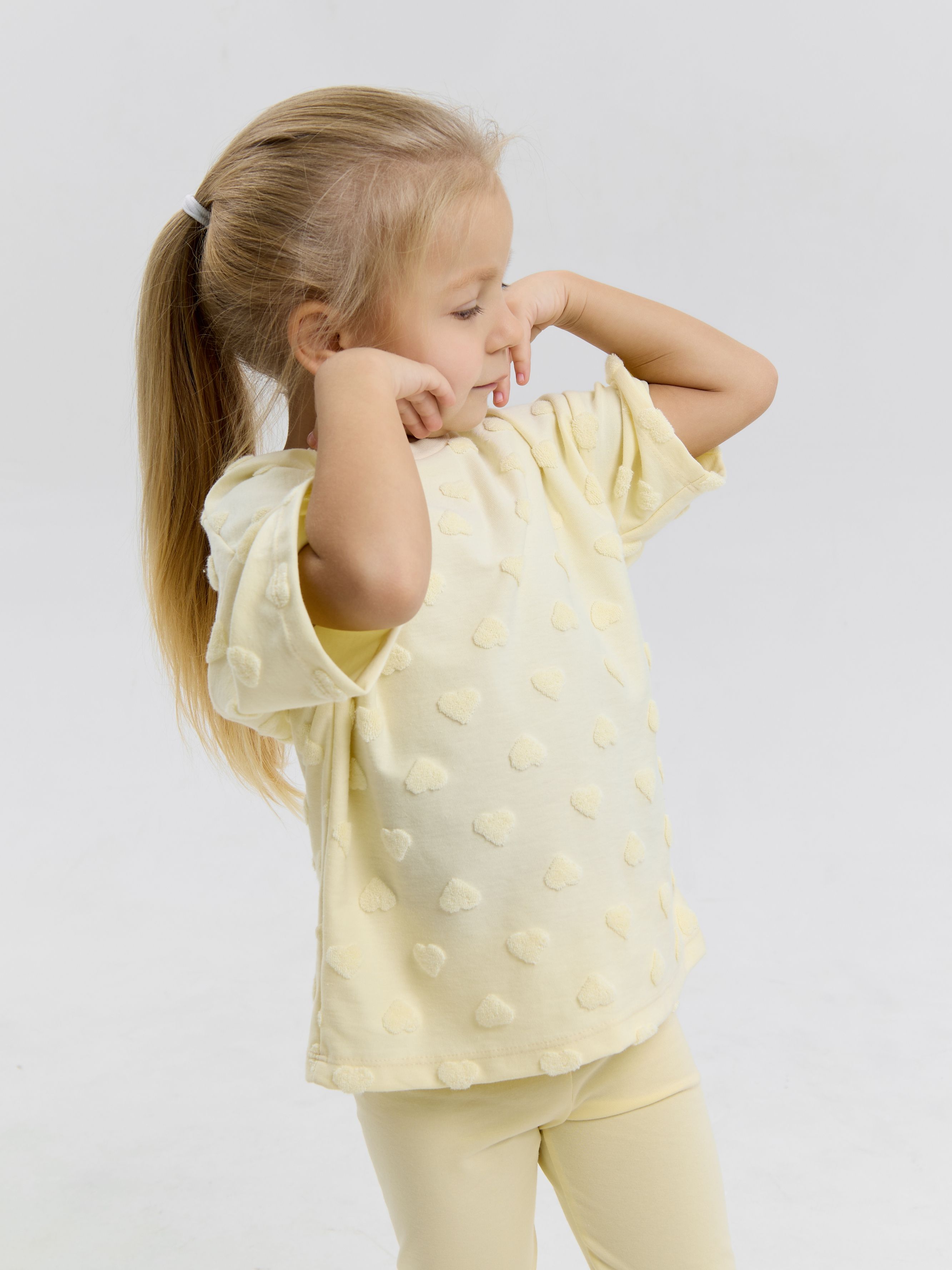 Футболка и леггинсы LEVA костюм_Томми_желтый - фото 8