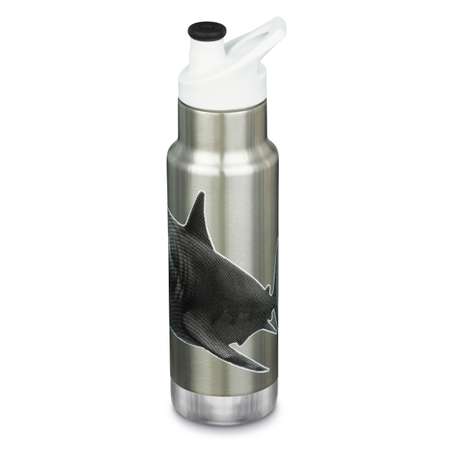 Детская термобутылка Klean Kanteen Insulated Kid Classic Narrow 12oz Mr. Shark 355 мл