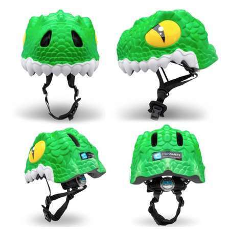 Шлем Crazy Safety Green Crocodile