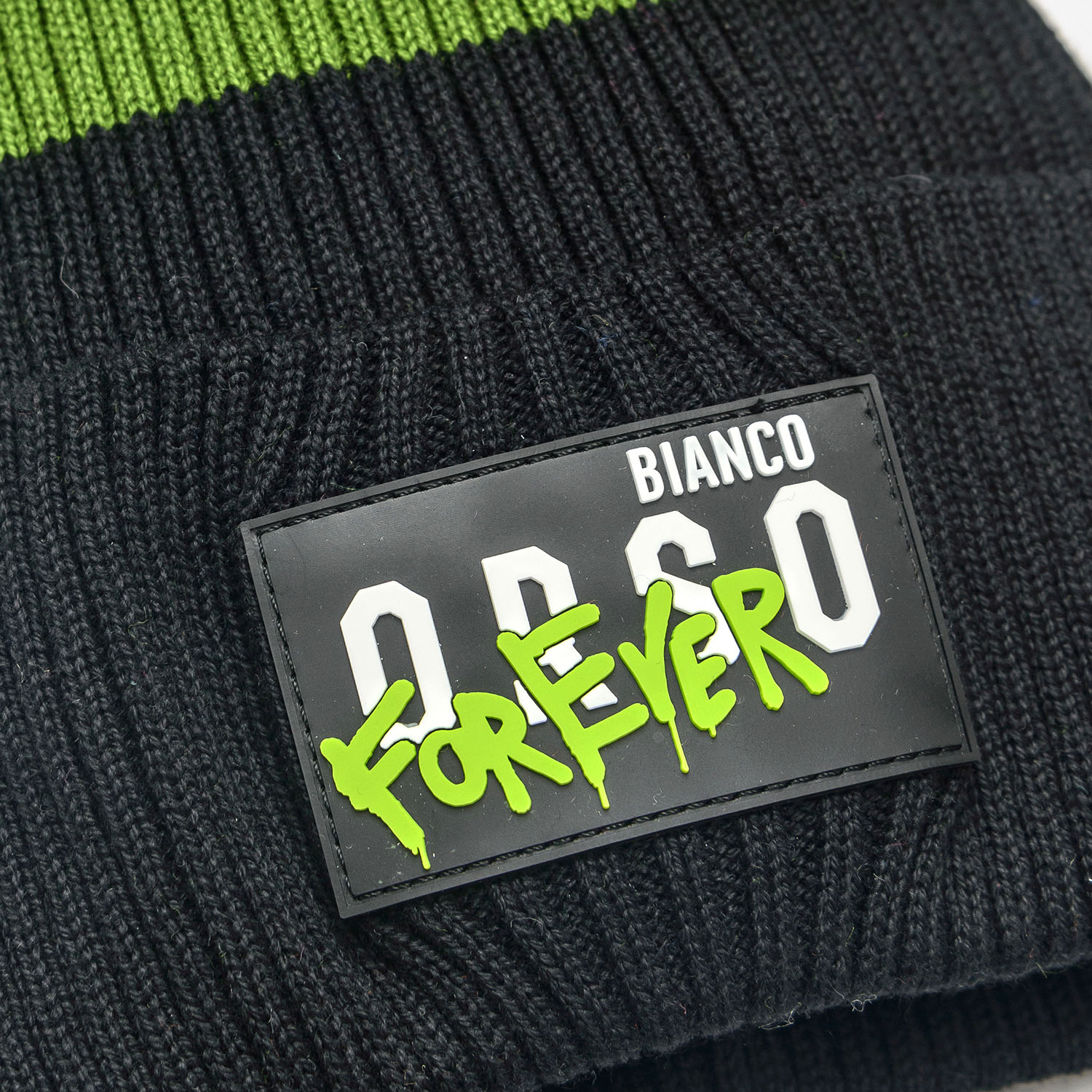 Шапка Orso Bianco 01723-32_черный/зеленый - фото 2