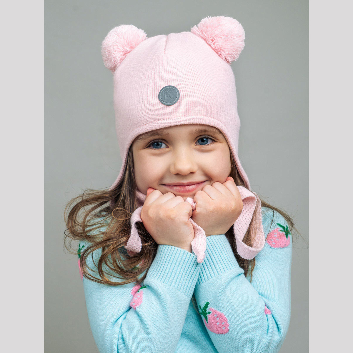 Шапка и снуд ПриКиндер U-Sp22529 Цвет: Розовый - фото 14