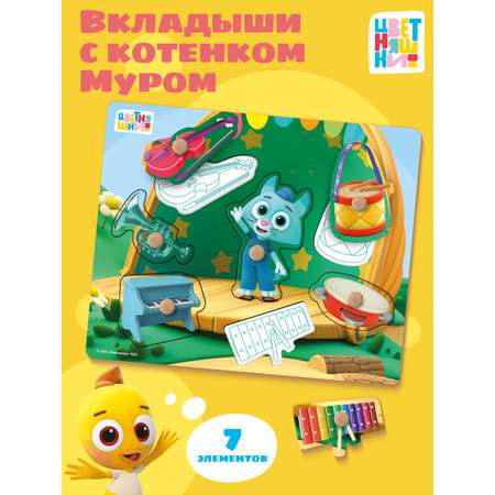 Игрушка Цветняшки сортер Пазлы Монтессори
