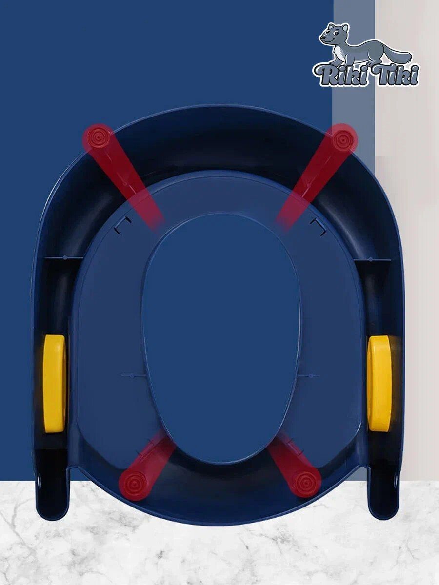 Накладка на унитаз RIKI TIKI baby розовый - фото 13