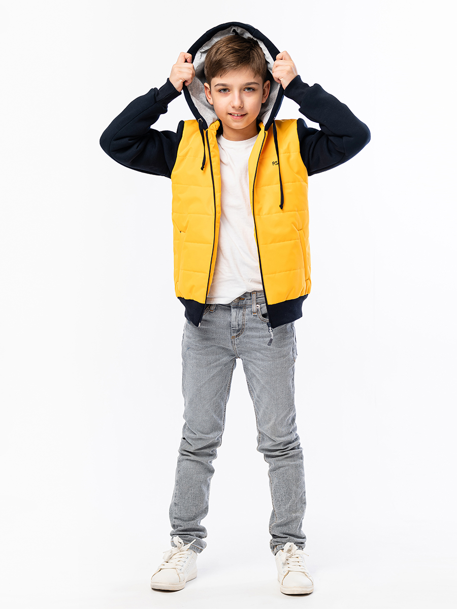 Куртка RODOS М-222_Детская(М)/Желтый_синий - фото 7