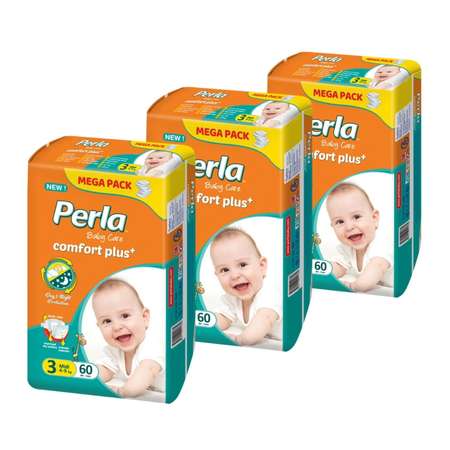 Подгузники Perla 3 180 шт.