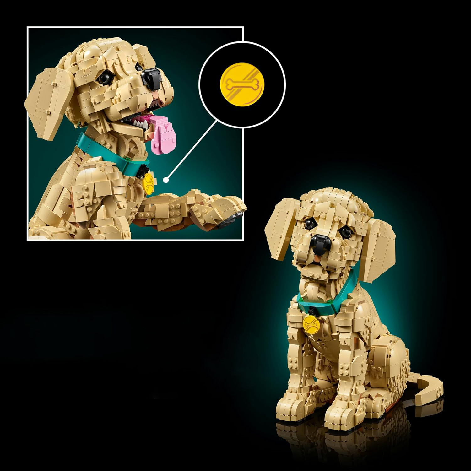 Конструктор LEGO Icons Золотистый щенок 2102 дет. - фото 8