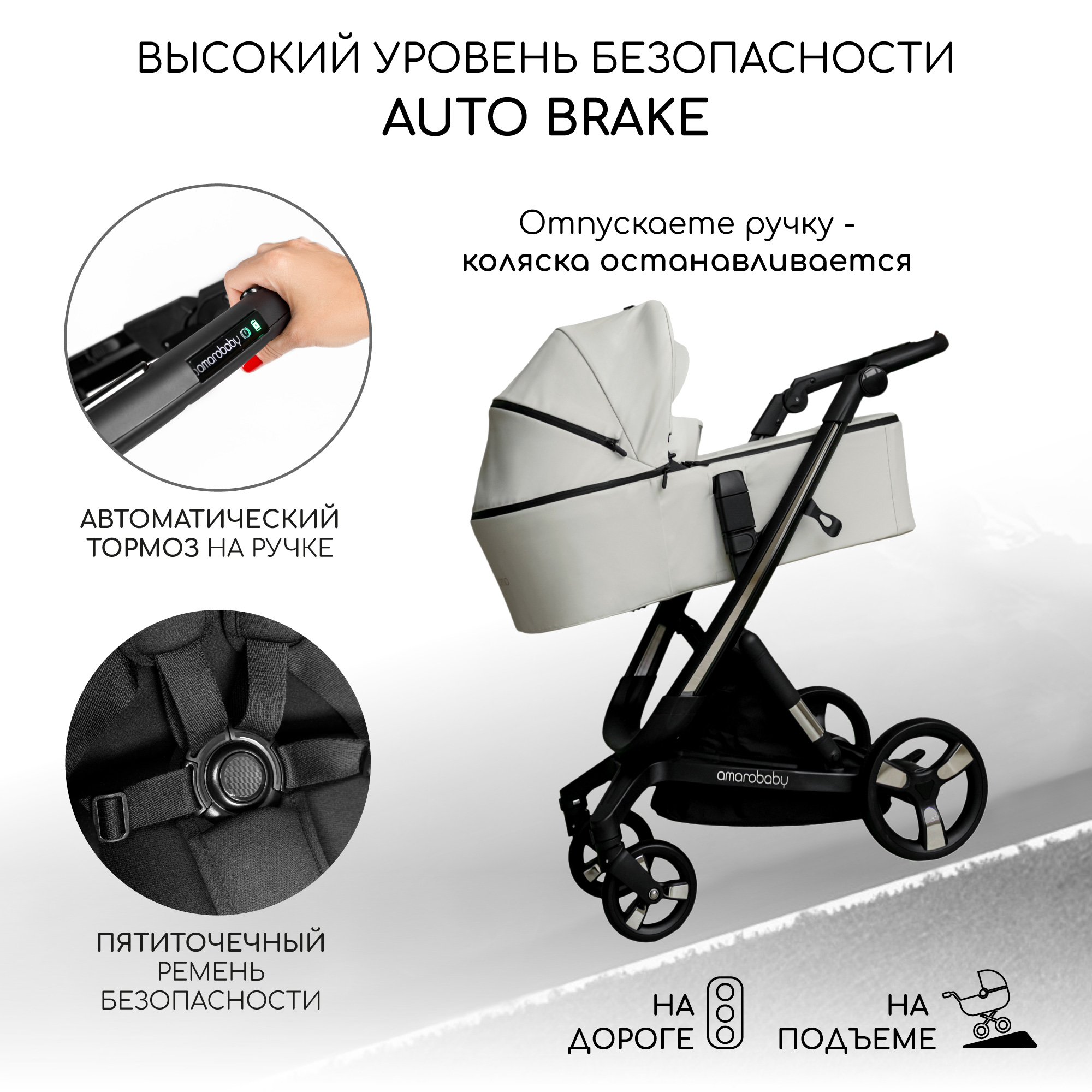 Коляска 2 в 1 Amarobaby Tutum - фото 3