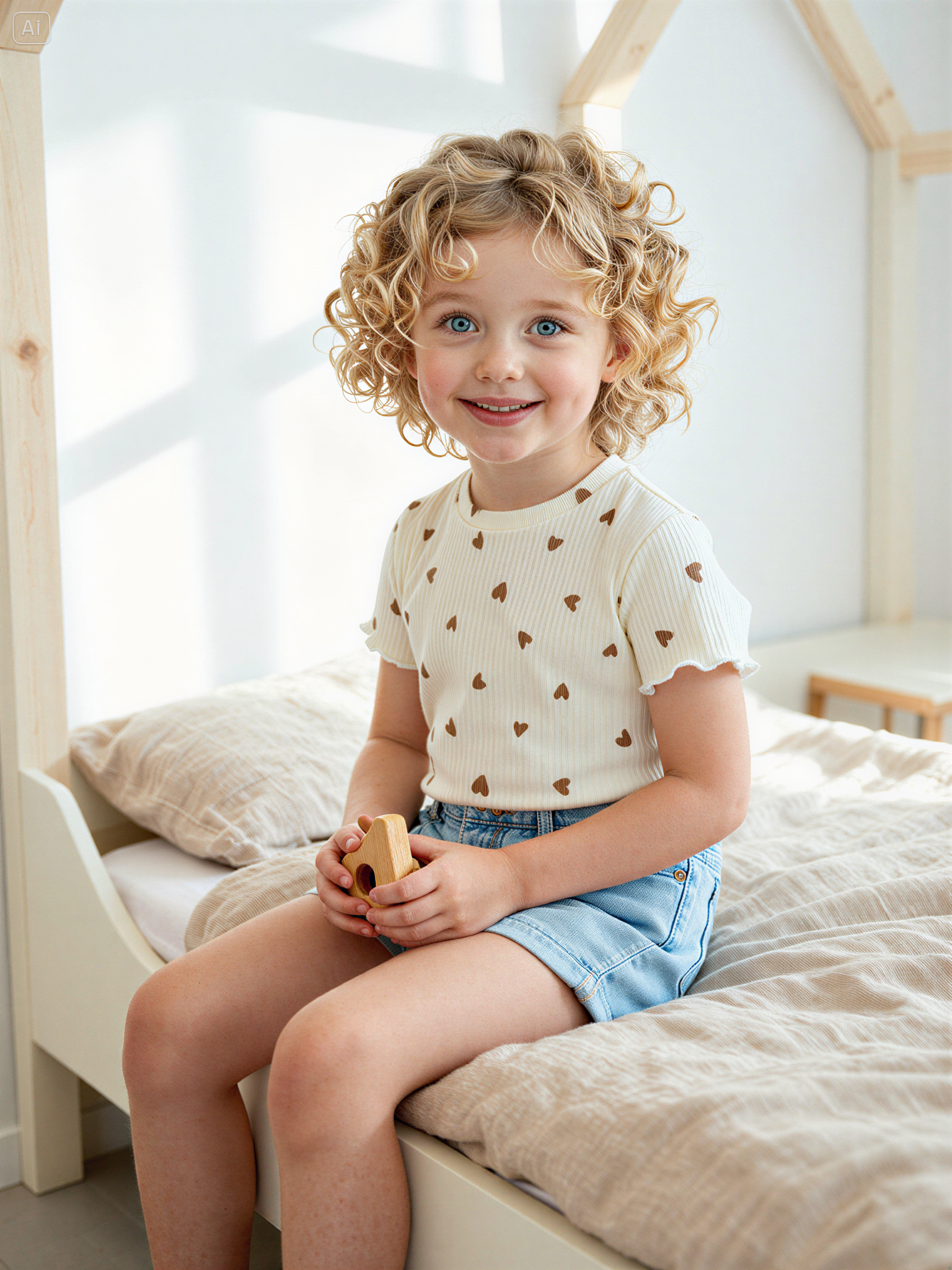 Футболка 3 шт Jelly Whale K24T04-3-BrFlwr-Milk-Milk2 - фото 18