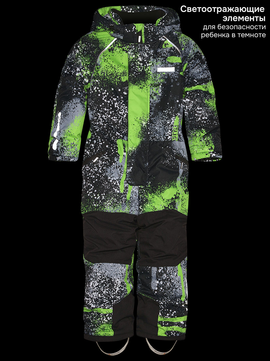 Комбинезон NIKASTYLE Комбинезон 8з4525 салат/черный - фото 13