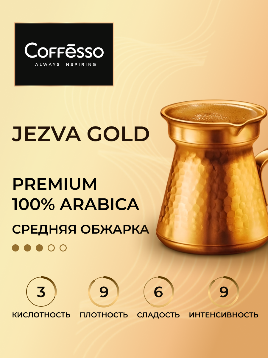 Кофе молотый Coffesso Jezva Gold - фото 3