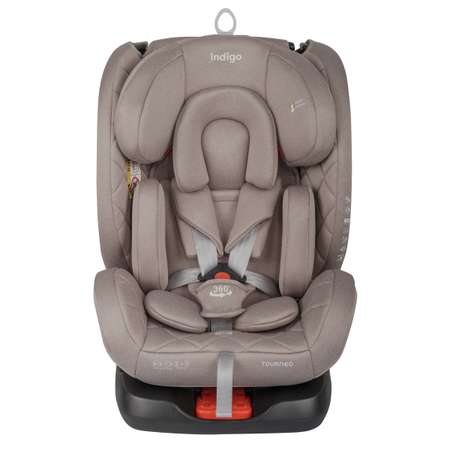 Автокресло Indigo Tourneo S Isofix 0+/1/2/3 (0-36 кг) бежевый