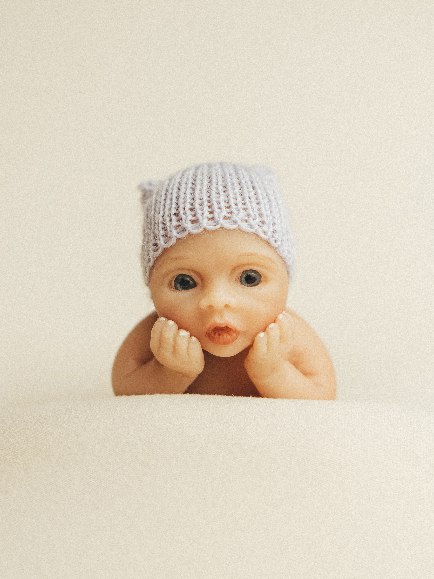 Кукла мини Magic Manufactory Magic baby Пупс Reborn голубой высота 12 см 4631165602271 - фото 4