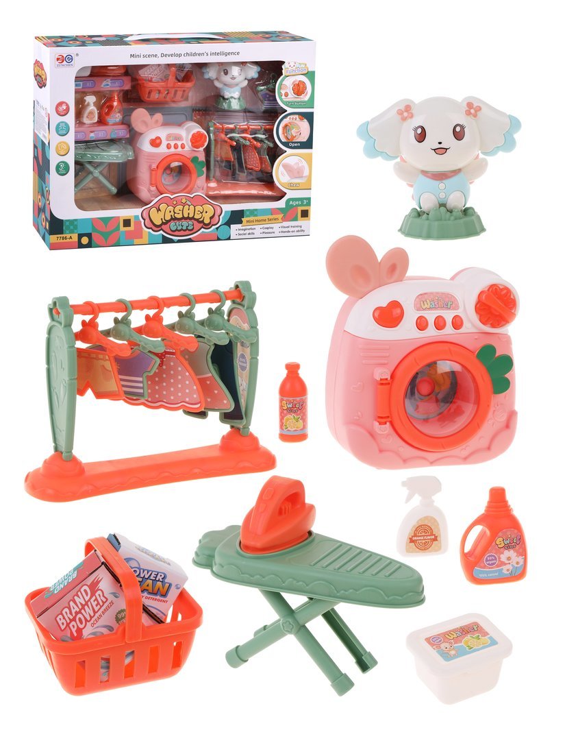 Игрушка Наша Игрушка стиральная машина, гладильная доска - фото 2