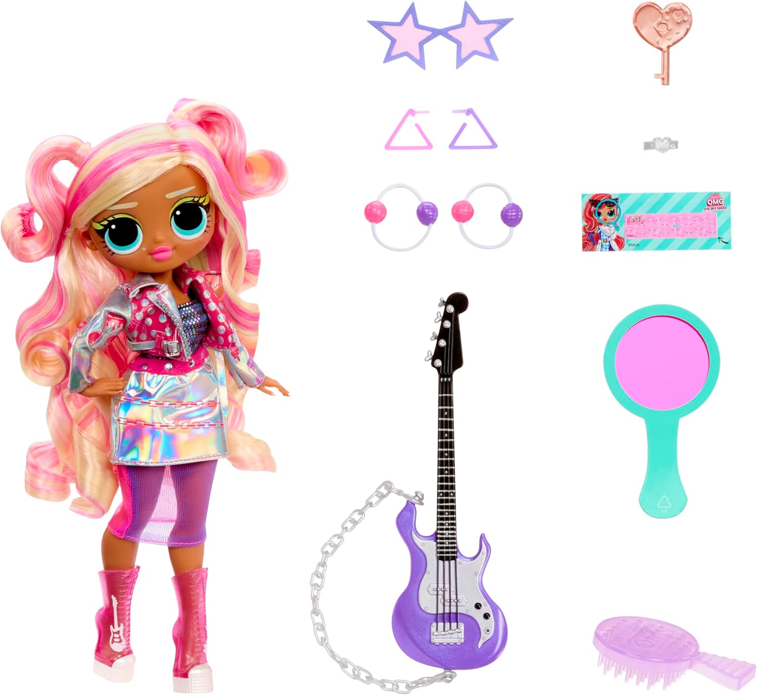 Кукла модельная L.O.L. Surprise! Eye Spy Rockstar 542681-EUC - фото 3
